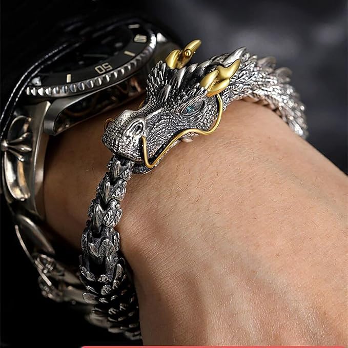 Bracelet dragon en Acier Inoxydable vintage-RDC