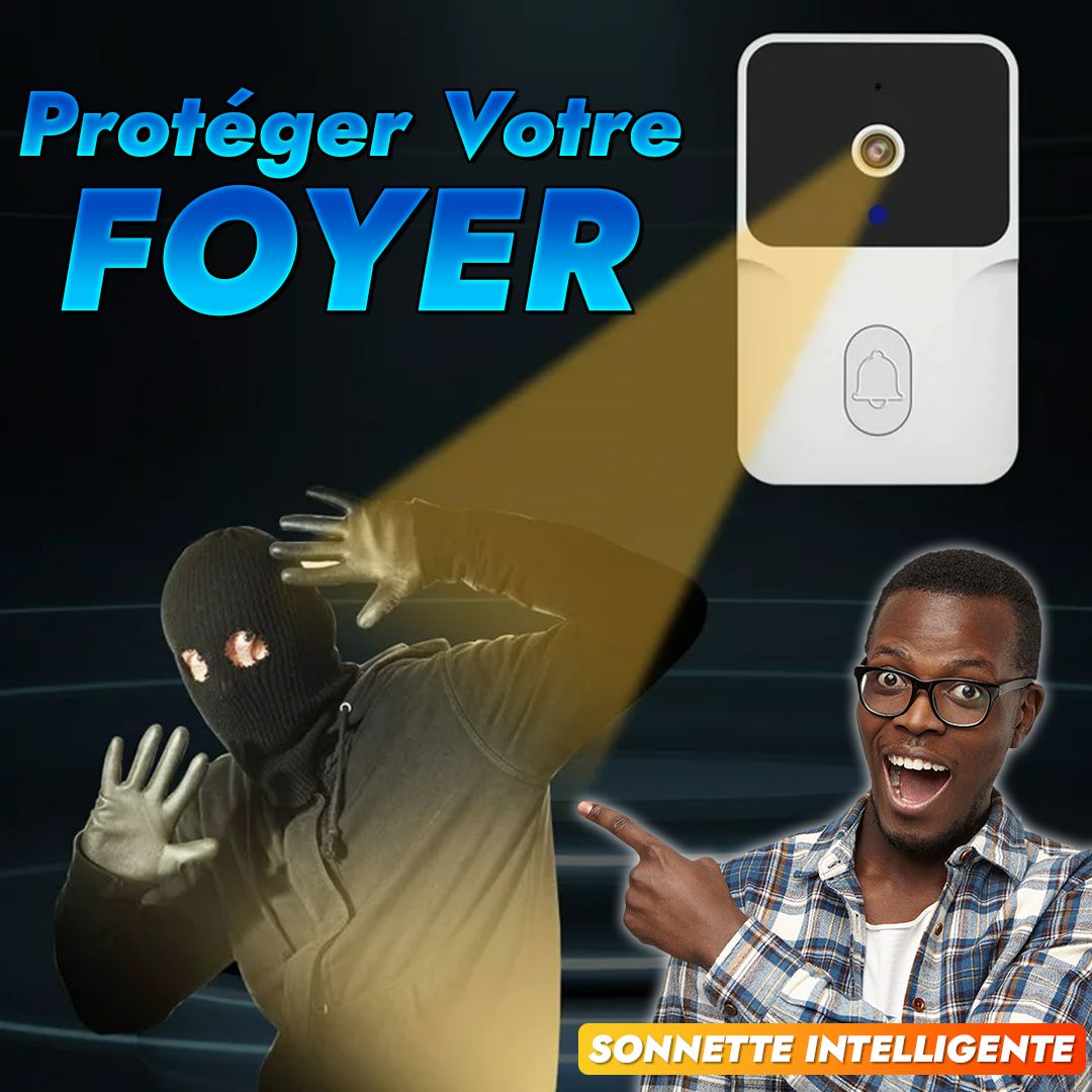 Wireless video doorbell with camera-gnk