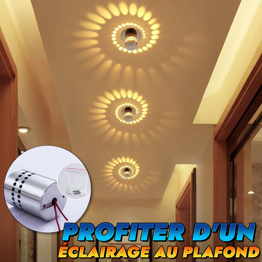 Spiral LED wall light-GN