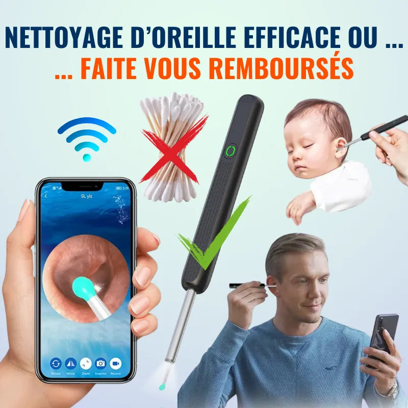 E3 Nettoyeur D'oreilles | Appareil de nettoyage des oreilles-RDC