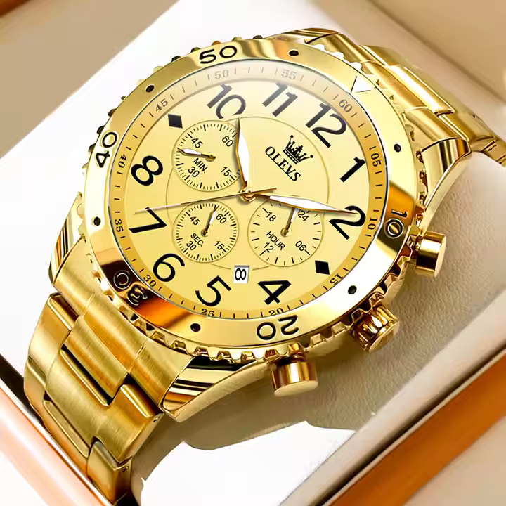 MONTRE OLEVS GOLD POUR HOMME