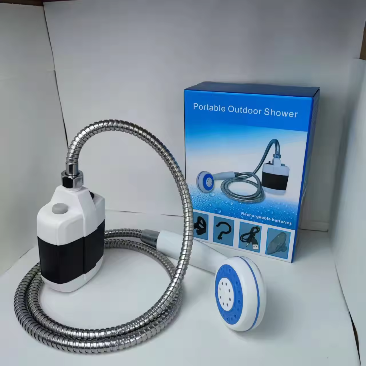 🛀Portable Camping Douche De Poche Rechargeable-COD