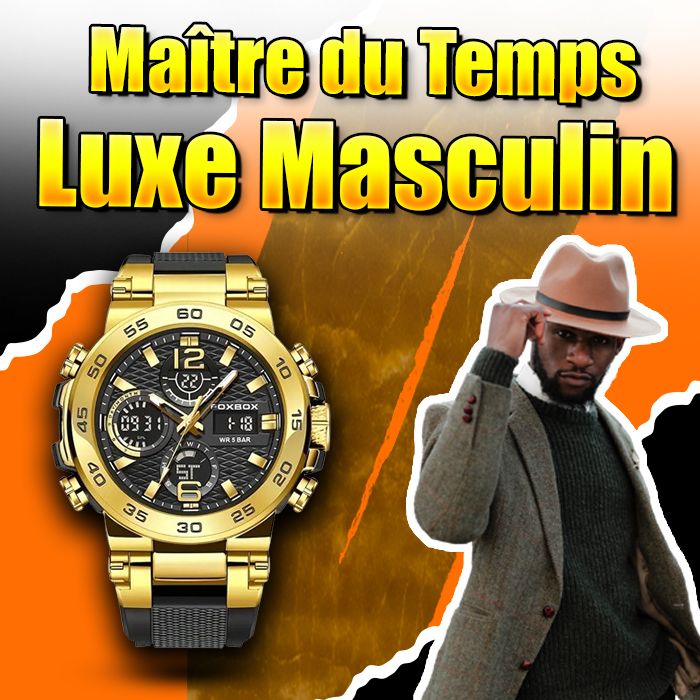 FOXBOX  Montre de sport pour Homme -COD - sms