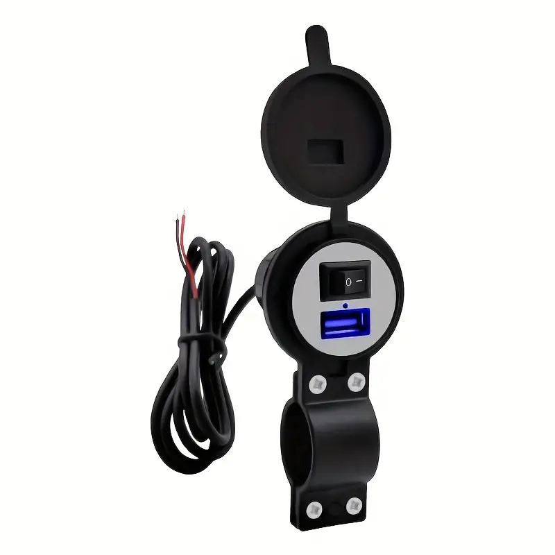 Chargeur de voiture USB étanche avec interrupteur-GB