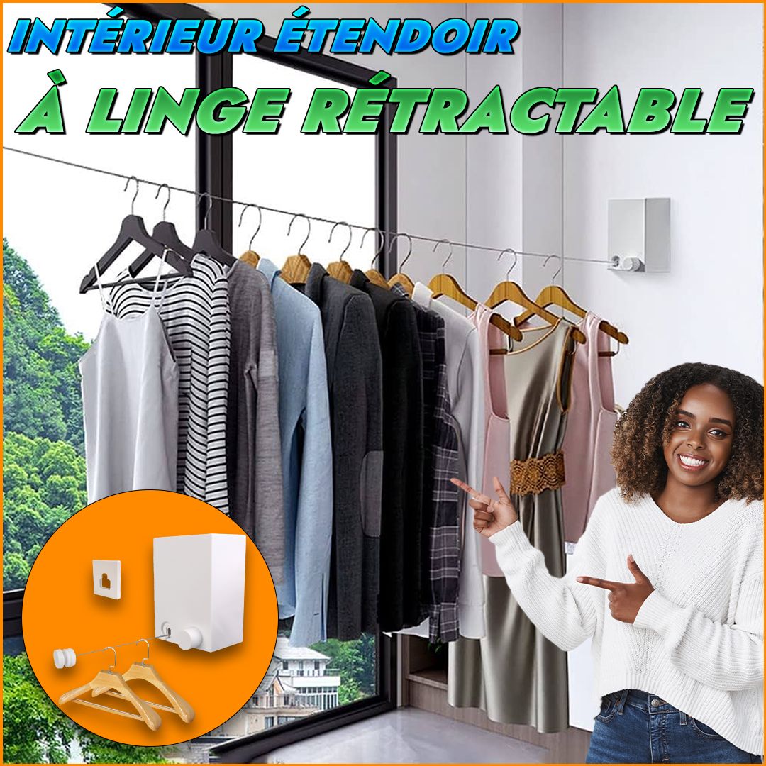 Corde A Linge rétractable Sèche-linge -GNS