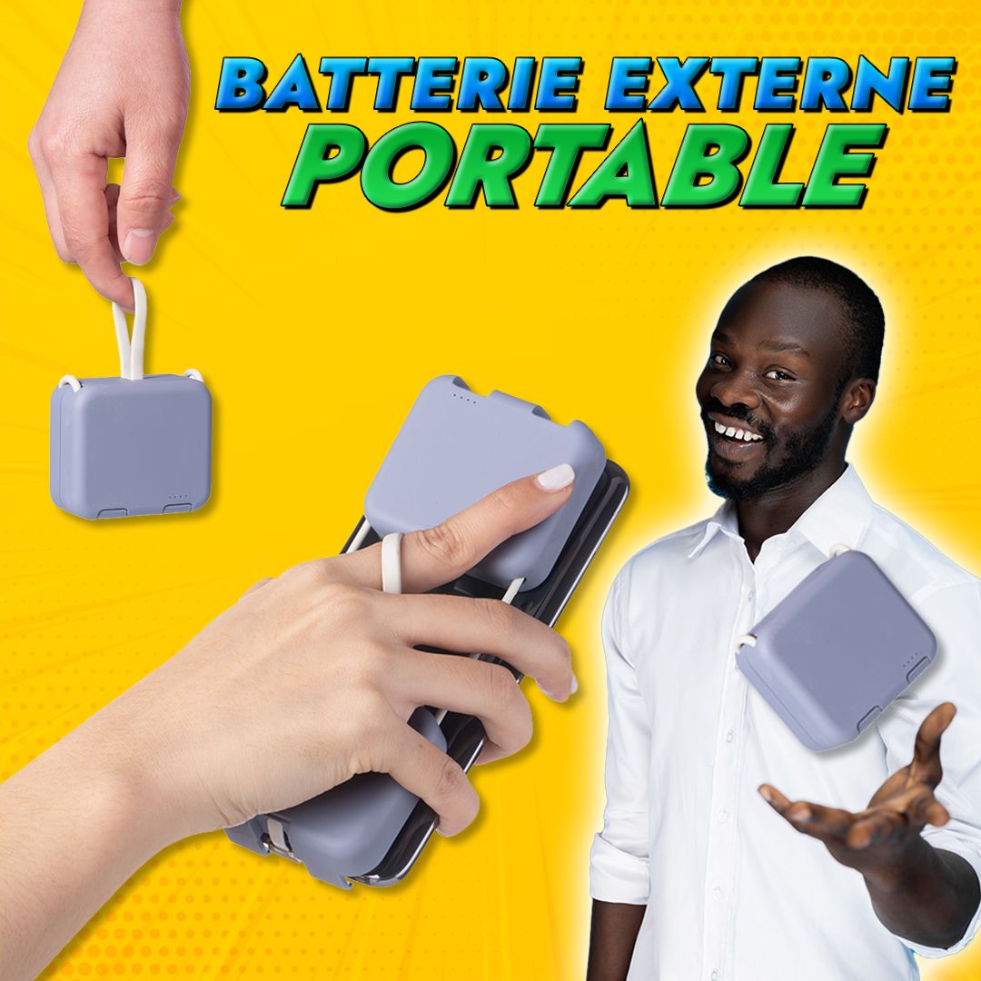 Mini Power Bank et support de téléphone-CI