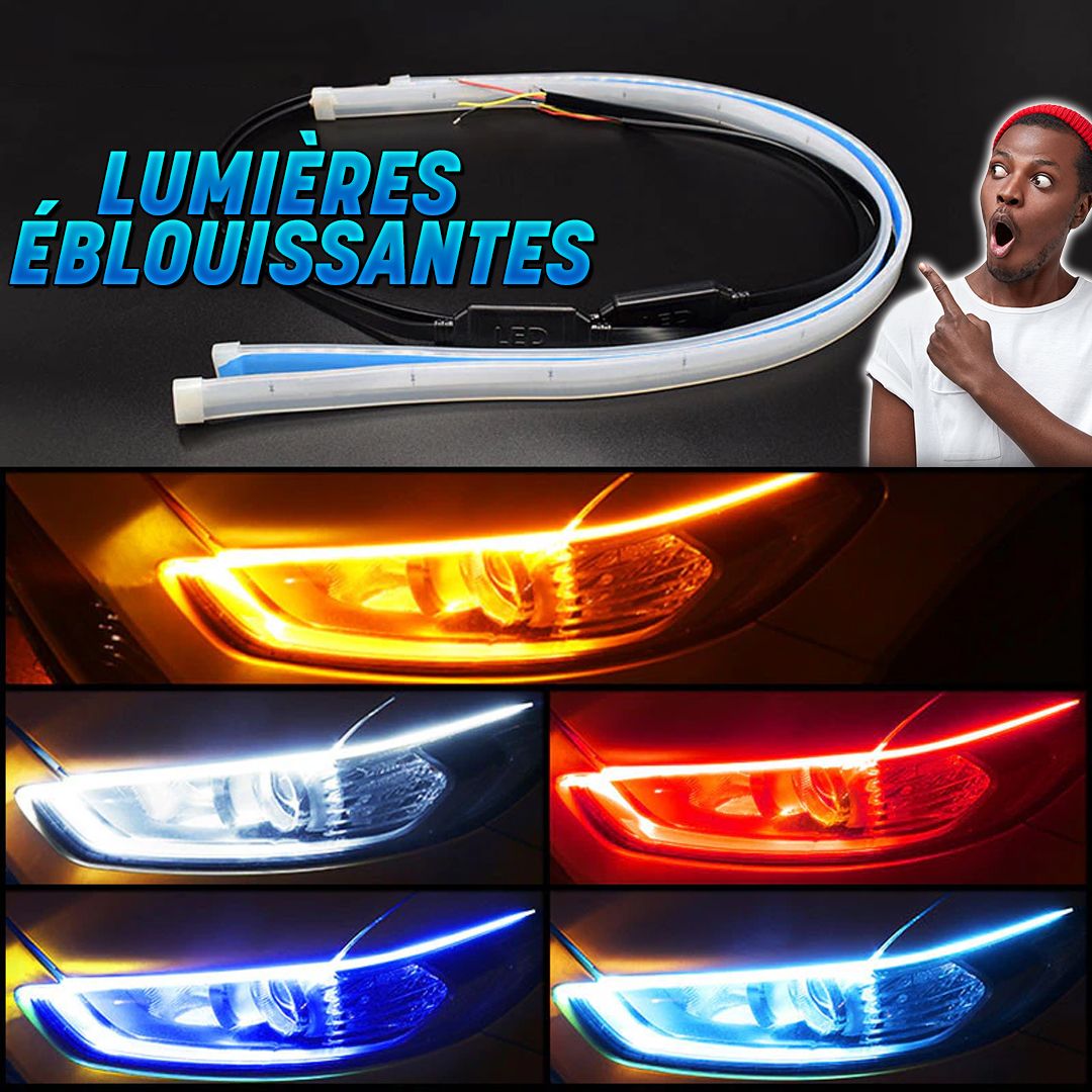 Feux de jour LED DRL pour voiture(pack 2 piece)-CI